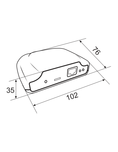 SMARTBOX Para Cronotermostato Digital WI-FI PERRY
