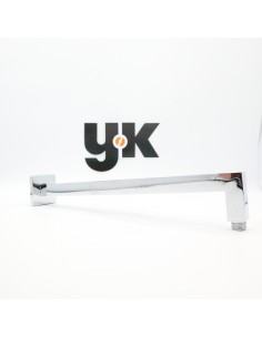 Tubo ducha pared cuadrado 44cm 2