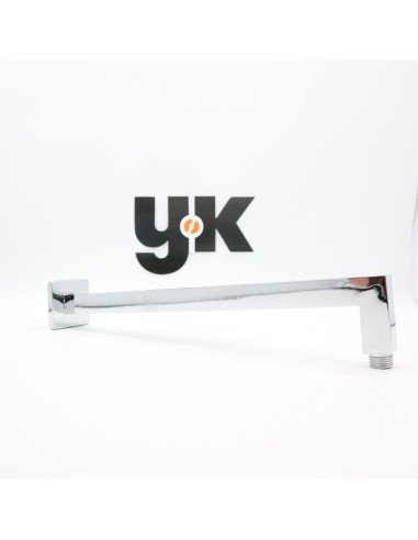 Tubo ducha pared cuadrado 44cm