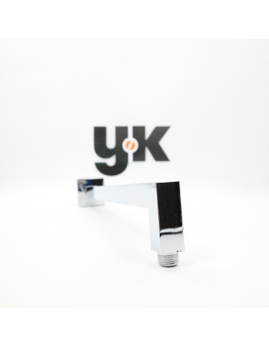 Tubo ducha pared cuadrado 44cm