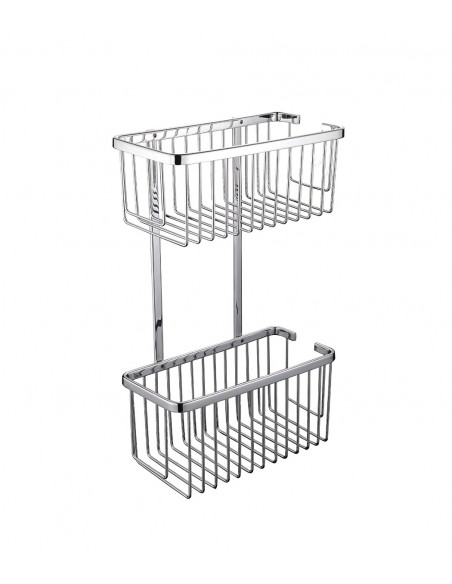 Estantería Ducha Doble Acero Inox Estantería Ducha Doble Acero Inox