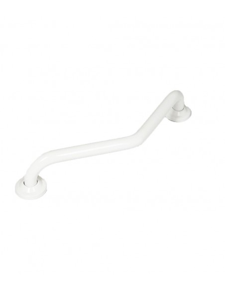 Asa De Seguridad Para Baño Acodada Blanca 45,5 Cm Asa De Seguridad Para Baño Acodada Blanca 45,5 Cm