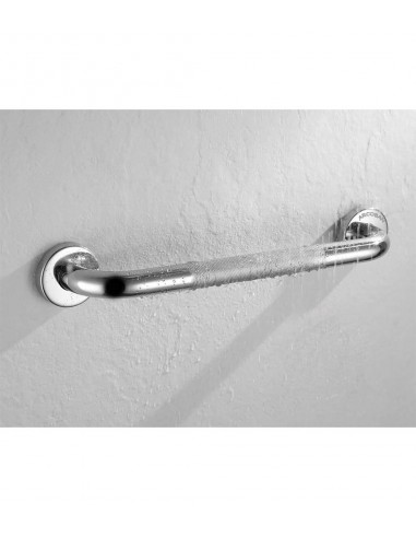 Asa De Seguridad Antideslizante Para Baño Cromo 30 Y 40 Cm