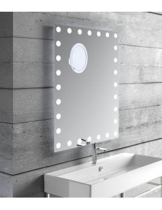 Specchio rotondo con ventose Beauty Arcobañ 2