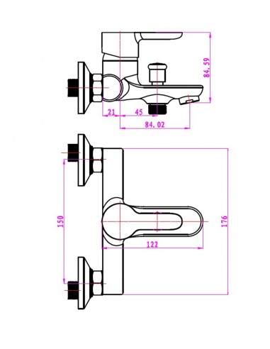 Bath Kit MonoMando Golf + SetBasic Arcobaño