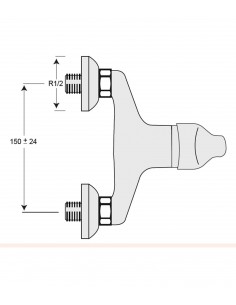 Kit Doccia Monomando Ariete + SetBasic Arcobañ 2