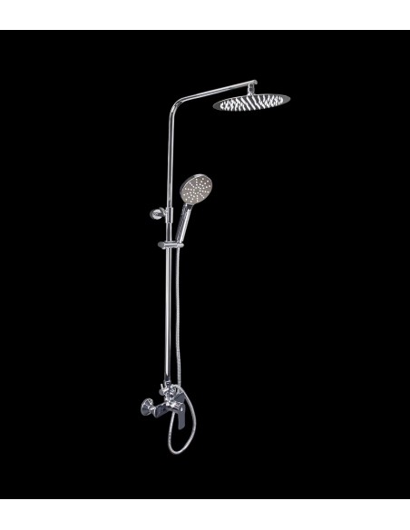 Columna Ducha Rociador Circular Modelo TESLA1
