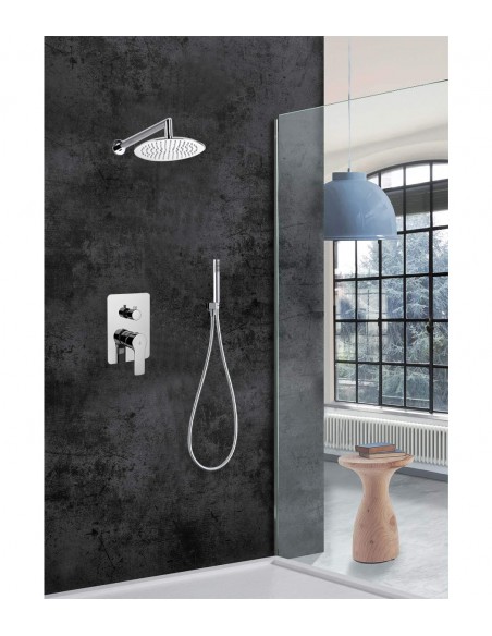 Conjunto Ducha A Pared Circular Modelo DELTA