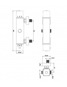 Grifo Termostático Ducha CAPRICORNIO 2