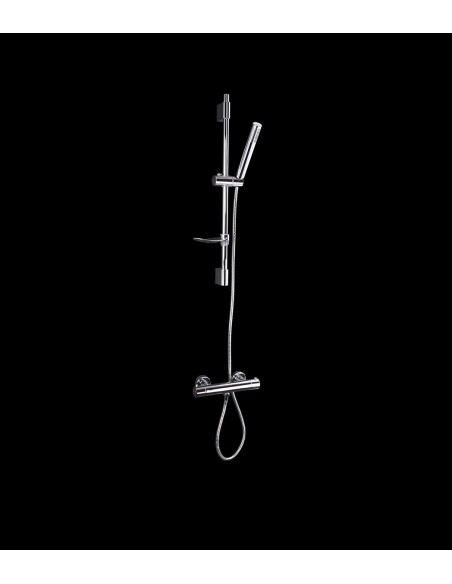 Kit de chuveiro termostático Virgem + Arcobaño Setslim