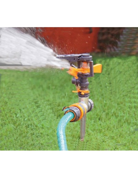 Irrigatore a impatto con beccuccio in ZINCO ARCOBAÑ