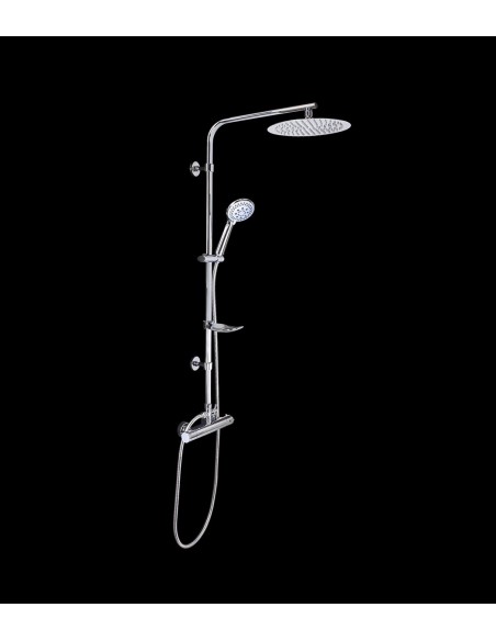 Columna Ducha Termostática Rociador Circular Modelo ESCALA3 Columna Ducha Termostática Rociador Circular Modelo ESCALA3
