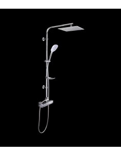 Coluna Termostatic Chuveiro Pulverizador Modelo Quadrado Kadrat2