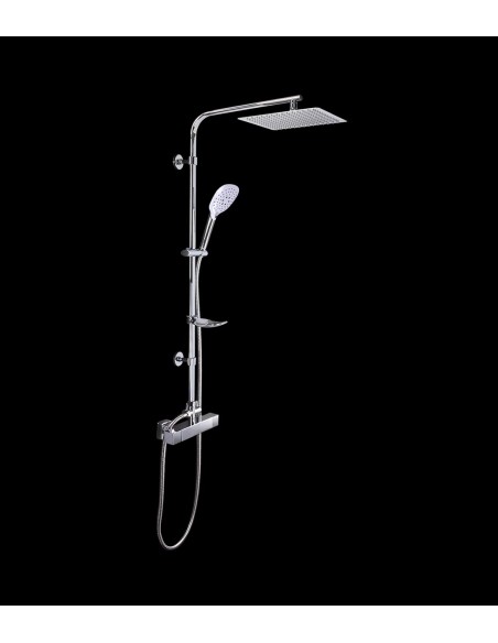 Columna Ducha Termostática Rociador Cuadrado Modelo KUADRAT2 Columna Ducha Termostática Rociador Cuadrado Modelo KUADRAT2