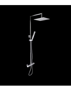 Colonna con doccia termostatica Spruzzatore quadrato modello EST9 da Arcobañ