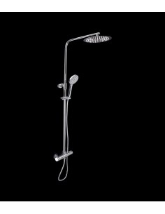 Columna Ducha Termostática Rociador Circular Modelo TESLA6