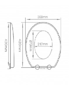 Cover WC Modello universale Verona de Arcobañ 2