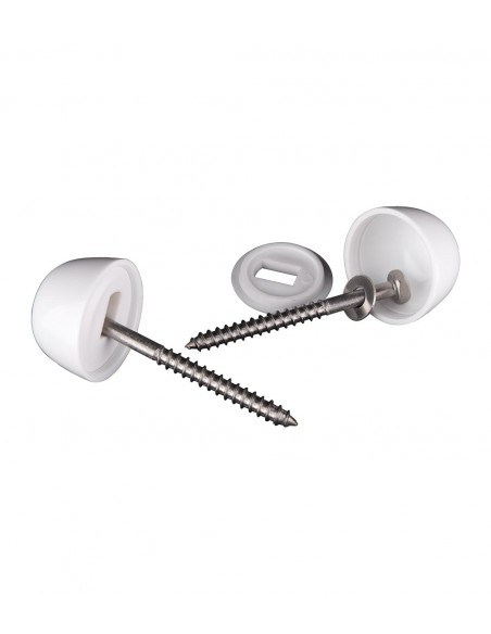 Lot de 2 vis pour fixer les toilettes au sol