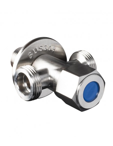 Grifo Doble Para Lavadora O Lavavajillas Modelo 222