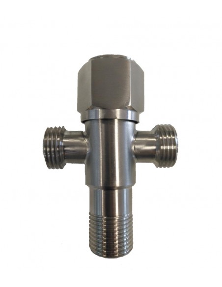 Grifo Doble Para Lavadora O Lavavajillas Modelo 222