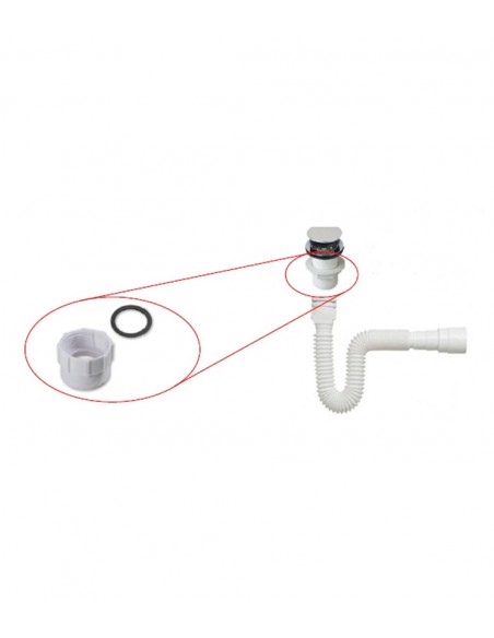 Adaptateur pour Siphon 1/4 à 1/2