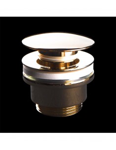 Vanne Click Clack Borah Avec capuchon en or-bronze