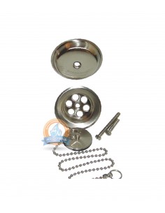 Stainless steel tub drain valve