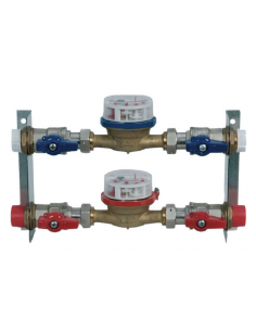 KIT CONTABILIZACIÓN AGUA FRIA Y CALIENTE CON ANCLAJE