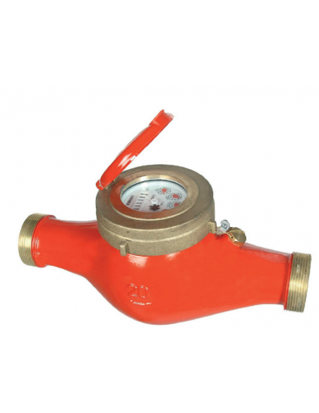 CONTADOR DE AGUA CALIENTE CHORRO MÚLTIPLE ESFERA SECA MTW A/C