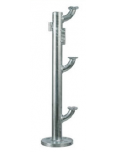 BATERIA DE CONTADORES DE ACERO GALVANIZADO VERSIÓN COLUMNA