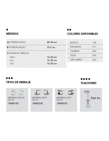 universal toilet seat DUROPLAST KAI from ETOOS