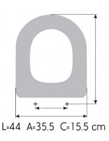 Toilet Seat SANGRÁ EPOQUE made to measure