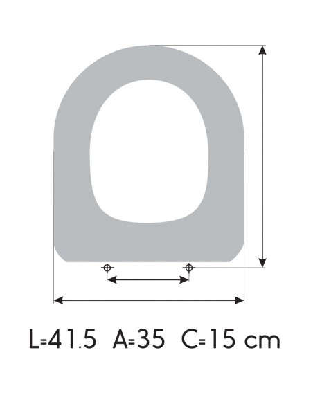 Toilet Seat SANGRÁ ISIS ETOOS