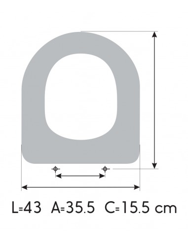 Toilet Seat ROCA CIVIC made to measure