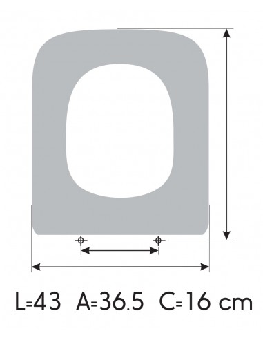 Toilet Seat ROCA DAMA ETOOS