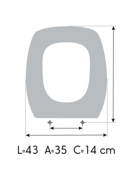 Toilet Seat ROCA ESTUDIO ETOOS