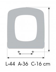 ROCA SIDNEY Soft Close Toilet Seat ETOOS 2