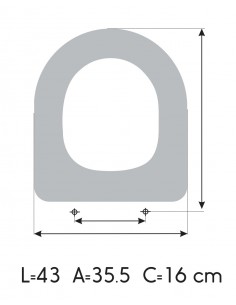 Toilet Seat BELLAVISTA NEXO 2