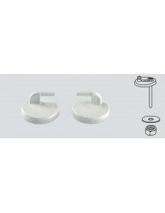 Universal nylon fitting with thread for straight round seat