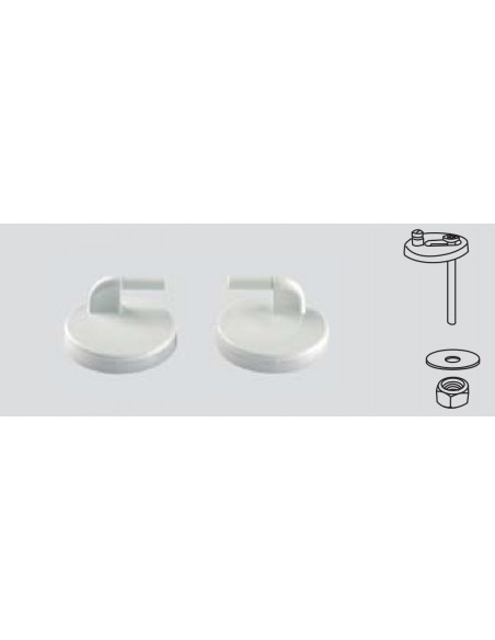 Encaixe de nylon universal com rosca para assento reto reto