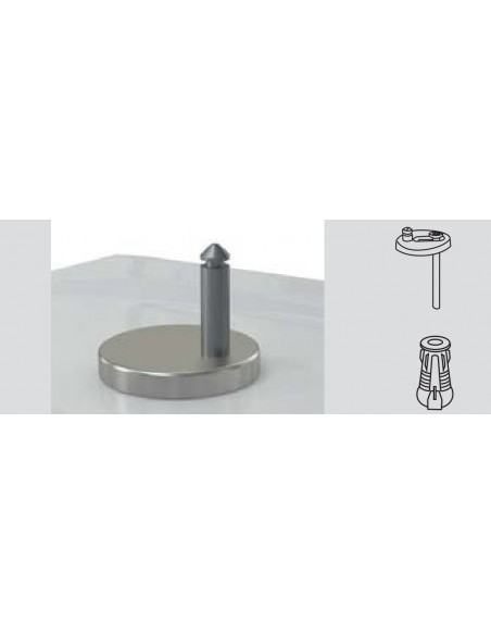Raccordi Sedile di montaggio universale in acciaio inox pressione SLIM