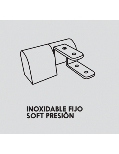 Fixation douce en acier inoxydable souple