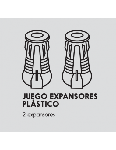Juego 2 Expansores Plástico