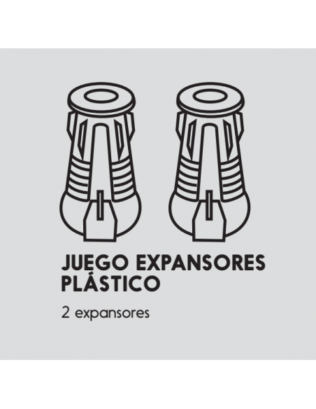 Set 2 Plastic Expanders