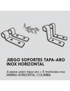 Conjunto de suporte de tampa traseira de aço inoxidável horizontal