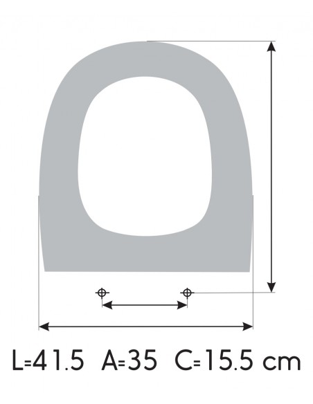 Toilet Seat PORSAN EUROPA