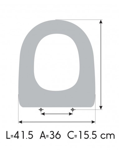Toilet Seat UNISAN DENIA made to measure