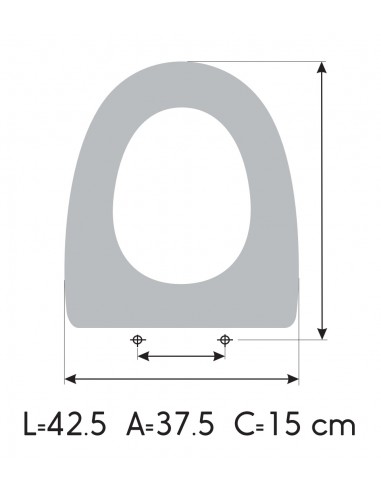 Toilet Seat UNISAN NEWDAY made to measure