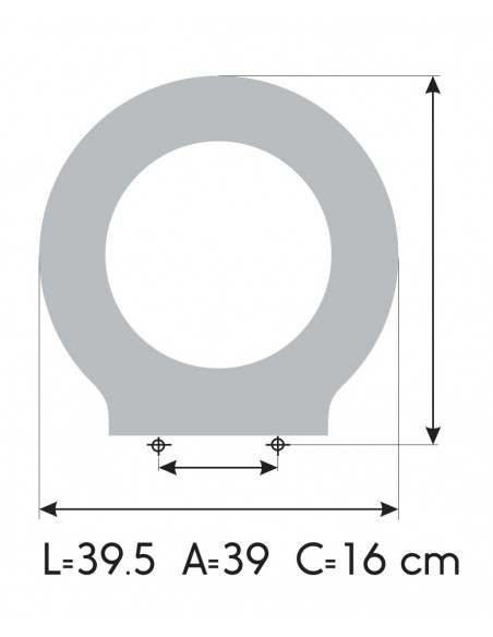 Toilet Seat UNISAN REFLEX ETOOS