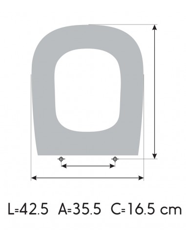 Toilet Seat DURAVIT D CODE made to measure